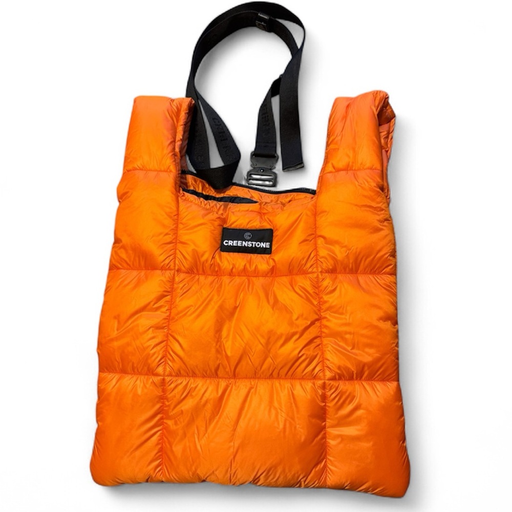 Greenstone Orange Puffer Tote Bag brand new